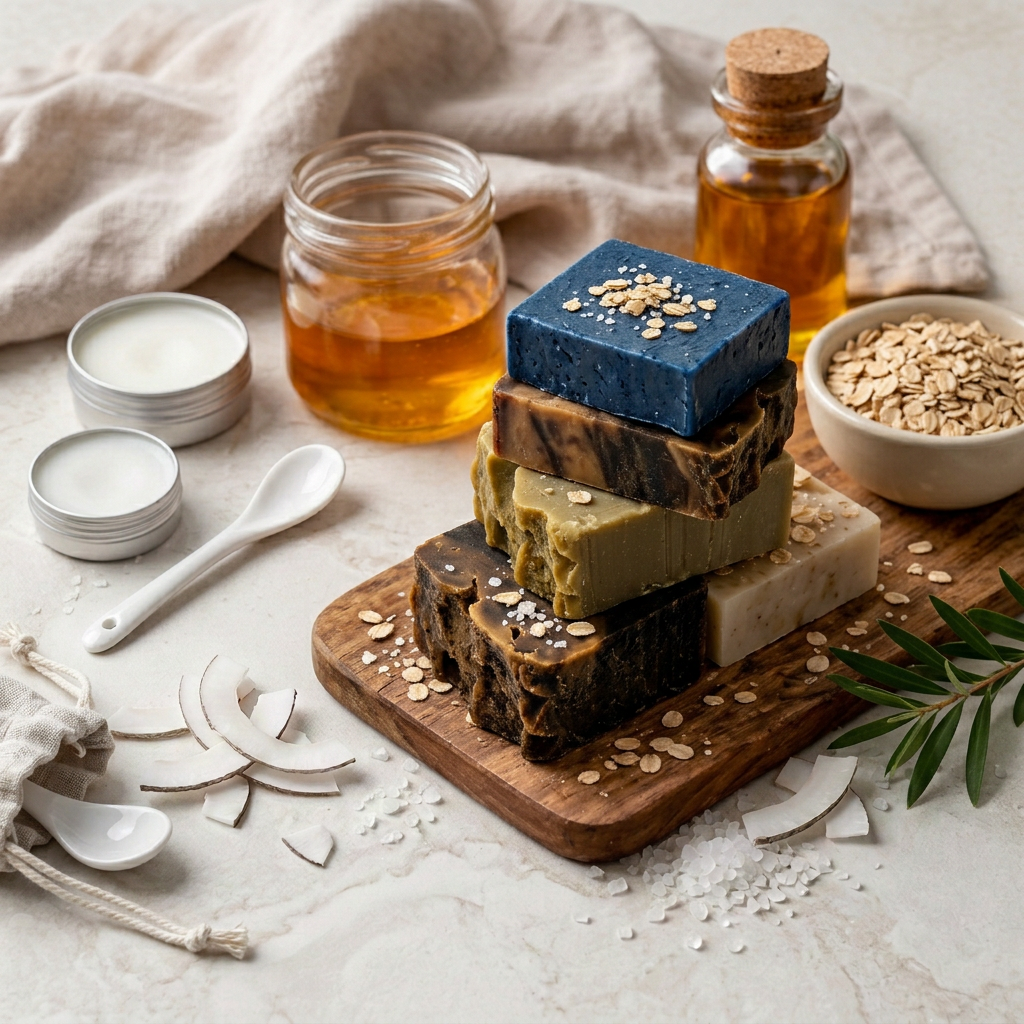 Artisanal Natural Soap Based on Argan